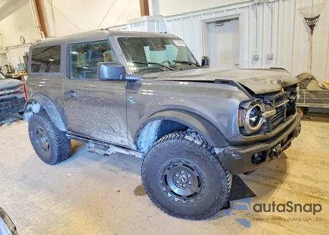 2024 Ford Bronco Black Diamond z USA, uszkodzony, nr VIN 1FMDE1AP3RLB13744